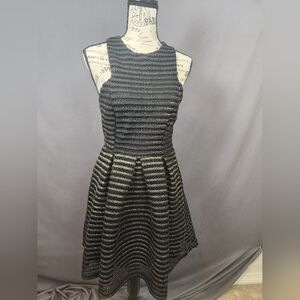 Charlotte Russe Small Black and Gold Sleeveless  Dress